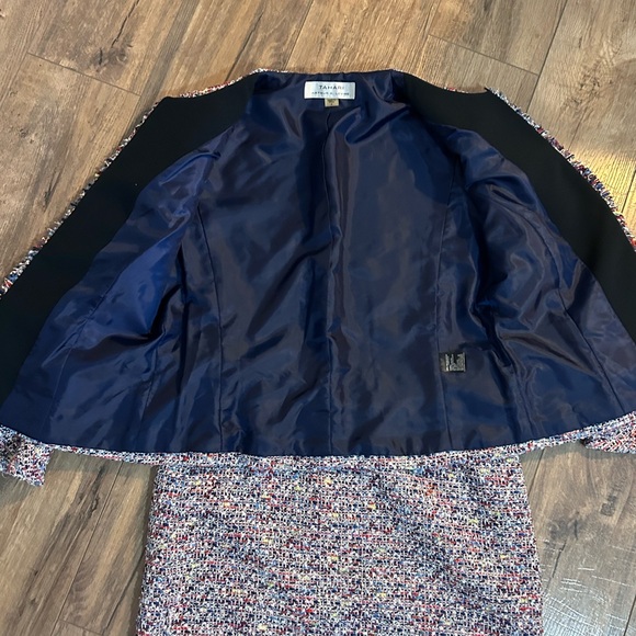 Tahari Multicolor Tweed Skirt Suit - Picture 6 of 11